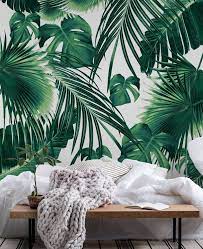I get lost in looking at everything asking myself how i can. Tropical Jungle Leaves Dream 7 Wallpaper From Happywall Com Tropical Bedrooms Jungle Wallpaper Tropical Bedroom Decor