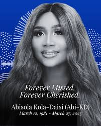 I express my heartfelt condolences to Her Excellency Mrs Florence Ajimobi,  and the Ajimobi and Daisi families