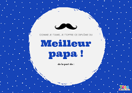 Diplome De Meilleur Papa Manga Tete A Modeler