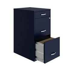 Maybe you would like to learn more about one of these? 18 Deep 3 Drawer Metal Organizer File Cabinet With Pencil Drawer Navy Walmart Canada