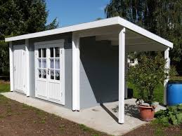 Gartenhaus Grau Weiss Moderner Gartentrend Mit Stil Viel Stauraum Und Eine Freundliche Fassade Gartenha Modern Garden Modern Landscaping Modern Garden Design
