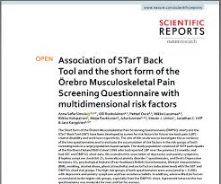 Image result for Start Back Screening Tool