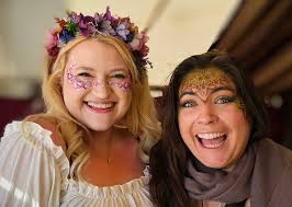 Any photos of your painted face at Faire?