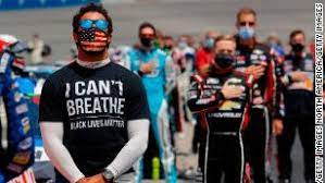 The flag basically has two shades of the flag i received was not all black and white as stated in the item description. Blue Lives Matter Nascar Driver Kyle Weatherman Raced In A Back The Blue Car In Support Of Police Cnn