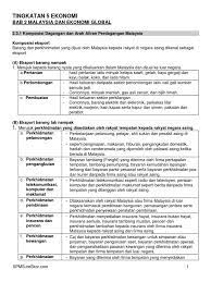 Nota ekonomi tingkatan 4 bab 3. Bab 2 3 T5