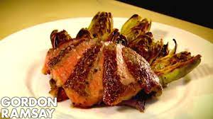 This recipe is easy, and retains all the juices of the meat. Butter Roasted Rib Eye Steak With Grilled Artichokes Gordon Ramsay Youtube