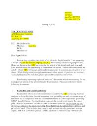 Letter Sample Insurance Appeal Template Health Medical Formatee Letter Templates Letter Sample Lettering