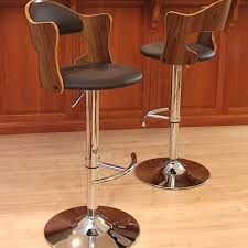 Lumisource Cello Adjustable Height Swivel Bar Stool With Cushion Allmodern Swivel Bar Stools Bar Stools Modern Bar Stools