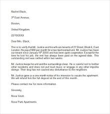 Tenant Reference Letter