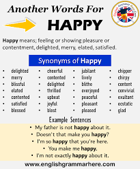 Find another word for privileged. Another Word For Happy What Is Another Synonym Word For Happy English Grammar Here