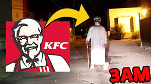 Aldosworld goes to dq for 3am drive thru challenge and a dairy queen ghost appears!! Dont Go To An Abandoned Kfc Overnight Or Kernel Sanders Exe Appears Haunted Kernel Sanders Found Youtube