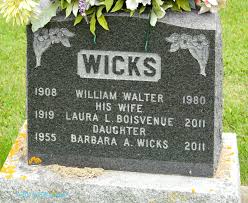 Laura Lorna Boisvenue Wicks (1919-2011)