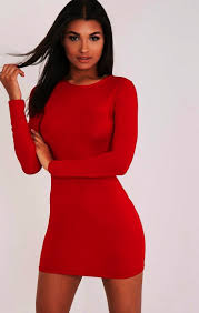 Short Dress Girl Photo Montage Clingy Dresses Pics Tight Long Sleeve Dress Red Dress Short Tight Red Dress