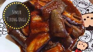 Rendam dengan air garam biar nggak biru 3. Cara Membuat Resep Semur Terong Ungu Youtube