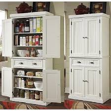Tall Kitchen Pantry Storage Cabinet Utility Closet Distressed Solid Wood Whi White Kitchen Pantry Cabinet Pantry Storage Cabinet Kitchen Pantry Storage Cabinet