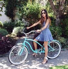 the dress 自転車ガール 女性 自転車
