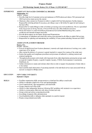 Whereas working for a firm will have a more productivity/sales emphasis. Broker Assistant Resume Samples Velvet Jobs