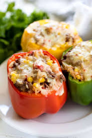 Easy Stuffed Bell Peppers Recipe Stuffed Peppers Recipes Peppers Recipes