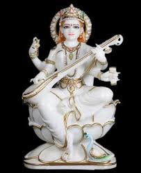 Saraswati picture saraswati mata photos for facebook wallpaper backgrounds wallpapers wallpaper free download pictures images wildlife tours. Multicolor Saraswati Mata Murti Sm105 New Mishr Moorti Bhandar Id 19541811948