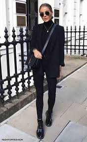 Timeless Black And White Outfits Fashionactivation All Black Outfit All Black Outfits For Women Black Outfit