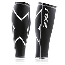 Details About 2xu Mens Womens Compression Black Sports Training Running Calf Guard Sleeve
