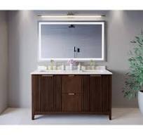Wyndham Collection Palmilla 60 in. Double Freestanding Dark Walnut Bath  Vanity with White Quartz Top Assembled WCF919160DDDWQUS3MXX - The Home Depot