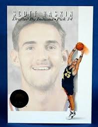 1993-94 Skybox Premium Scott Haskin ROOKIE NBA Draft Indiana Pacers #DP14