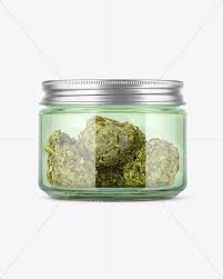 Download Green Glass Jar With Weed Buds Mockup In Jar Mockups On Yellow Images Object Mockups PSD Mockup Templates
