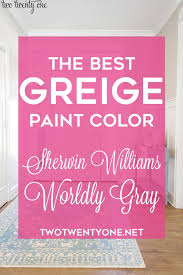 I met with a sherwin williams color specialist, who actually comes out to the house and recommends colors. Worldly Gray A Great Neutral Greige