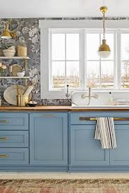 32 Kitchen Trends For 2020 That We Predict Will Be Everywhere In 2020 Blue Kitchen Decor Kitchen Cabinet Colors Kitchen Style