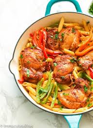 Rasta Pasta A Jamaican Inspired One Pot Dish With Creamy Cheesy Pasta Tossed On Top With Jerk Chicken And Rasta Pasta Easy Pasta Recipes Unique Pasta Recipes