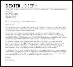 How to finish a cover letter. Transportation Engineer Cover Letter Sample Cover Letter Templates Examples
