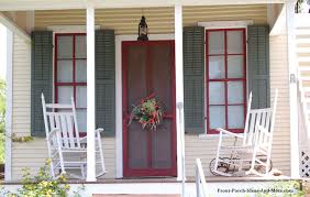 I want to screen in a front porch area, just in the summer. Best Exterior Screen Door Options