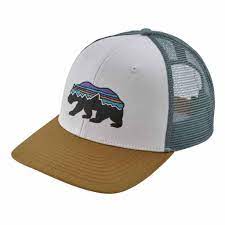 Our Classic Mid Crown Trucker Hat With An Organic Cotton Front Polyester Mesh Back Adjustable Snap Closure And Embroidered Bear Logo Trucker Hat Trucker Hats