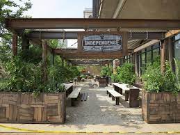 Check out those saltillo tiles! Beer Garden Design Outdoor Restaurant Design Beer Garden Ideas