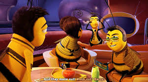 Choose your favorite coloring page and color it in bright colors. Animated Film Reviews Bee Movie 2007 Not That There S Anything Wrong With That