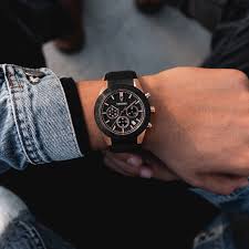 Black And Rose Gold Mens Watch The Rogue Black Rose Gold Sport Watches Vincero Watches Watches