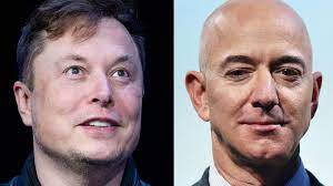 Jeff bezos will be flying to space on the first crewed flight of the new shepard, the rocket ship made by his space company, blue origin. Bericht Drucken Jeff Bezos Und Elon Musk Sich Vor Der Einkommenssteuer Stern De