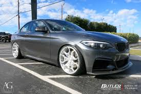 Note that to fit serious rubber on the m235i racing car bmw had to use larger fender flares. Ag Luxury Wheels Bmw M235i Agluxury Agl46 Monoblock Forged Wheels