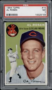 PSA 7 1954 Topps Al Rosen