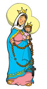 Virgen Del Carmen Caricatura Buscar Con Google Virgen De San Nicolas Virgen De Las Mercedes Virgen Maria Para Ninos