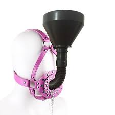 Fetish Funnel Mouth Gag BDSM Bondage Set