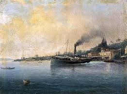 Mgirdic Civanyan Steamboat In The Bosphorus