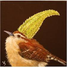 Birds Of North Carolina Book Artist Vicki Sawyer Said If Birds Can Build Nests Then They Can Make Hats Birds Bird Drawings Watercolor Bird
