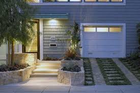 Design ideas for a small craftsman partial sun front yard brick landscaping in new york for summer. Top 60 Best Driveway Ideas Designs Between House And Curb