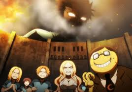 Ansatsu Kyoushitsu Assassination Classroom Second Season Episode 1 Parody Attack On Titan Assassination Classroom Assasination Classroom Anime Crossover