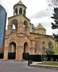 Bakı), sometimes known as baqy, baky, or baki, located on the western shore of the caspian sea, is the capital, the largest city, and the largest port of azerbaijan. Kirche Gregor Des Erleuchters Baku Wikipedia