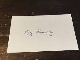 Ray Goolsby signed baseball index card D.1999
