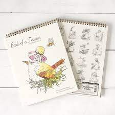 You can also create your own bird coloring book. Birds Of A Feather Coloring Book Vicki Sawyer Pf617vs Adorn Goods