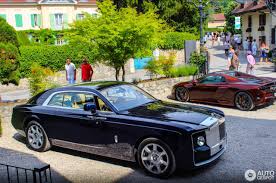 The inspiration behind the sweptail comes from rolls. Top Spot Rolls Royce Sweptail